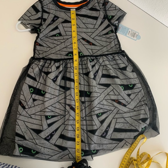 Cat & Jack Halloween season spooky mummy dress, girls’ 6/6X,‎ new with tags - Picture 14 of 14